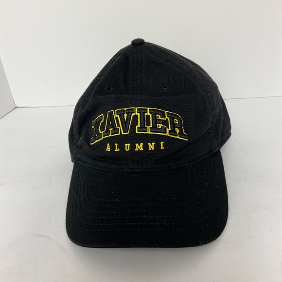 Legacy Men's/Unisex Midnight Black Cap Embroidered "Xavier Alumni" Adjustable - Picture 1 of 9